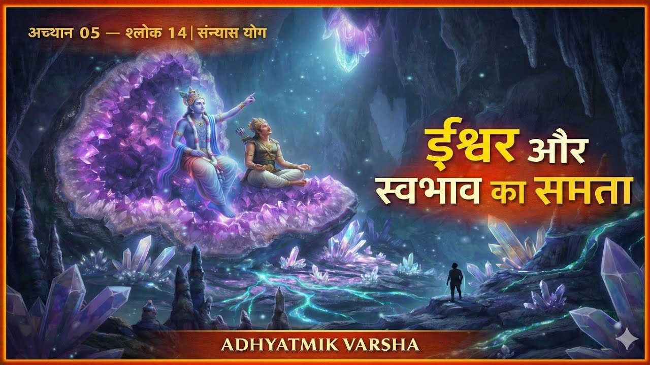 Bhagavad Gita Shloka 5.14 | ईश्वर नहीं, स्वभाव करता है सब | The Law of Karma Explained | AV218