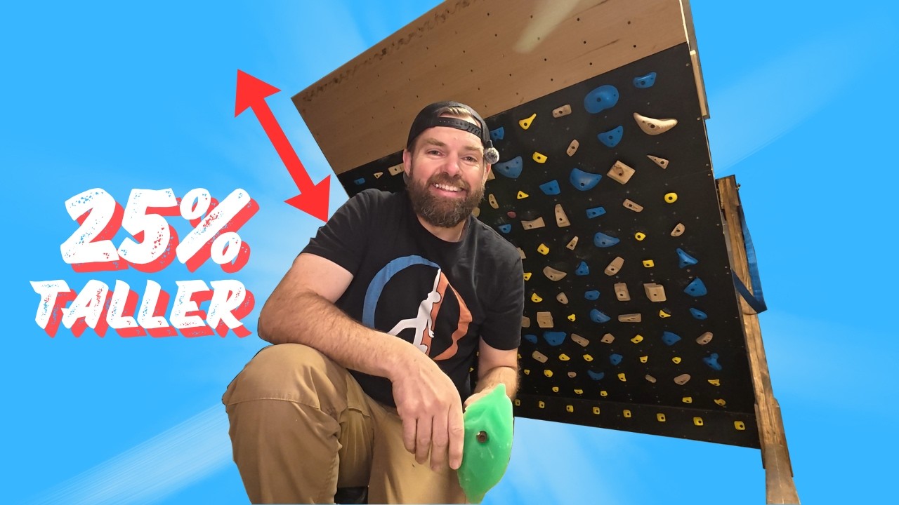 A Taller Home Climbing Wall