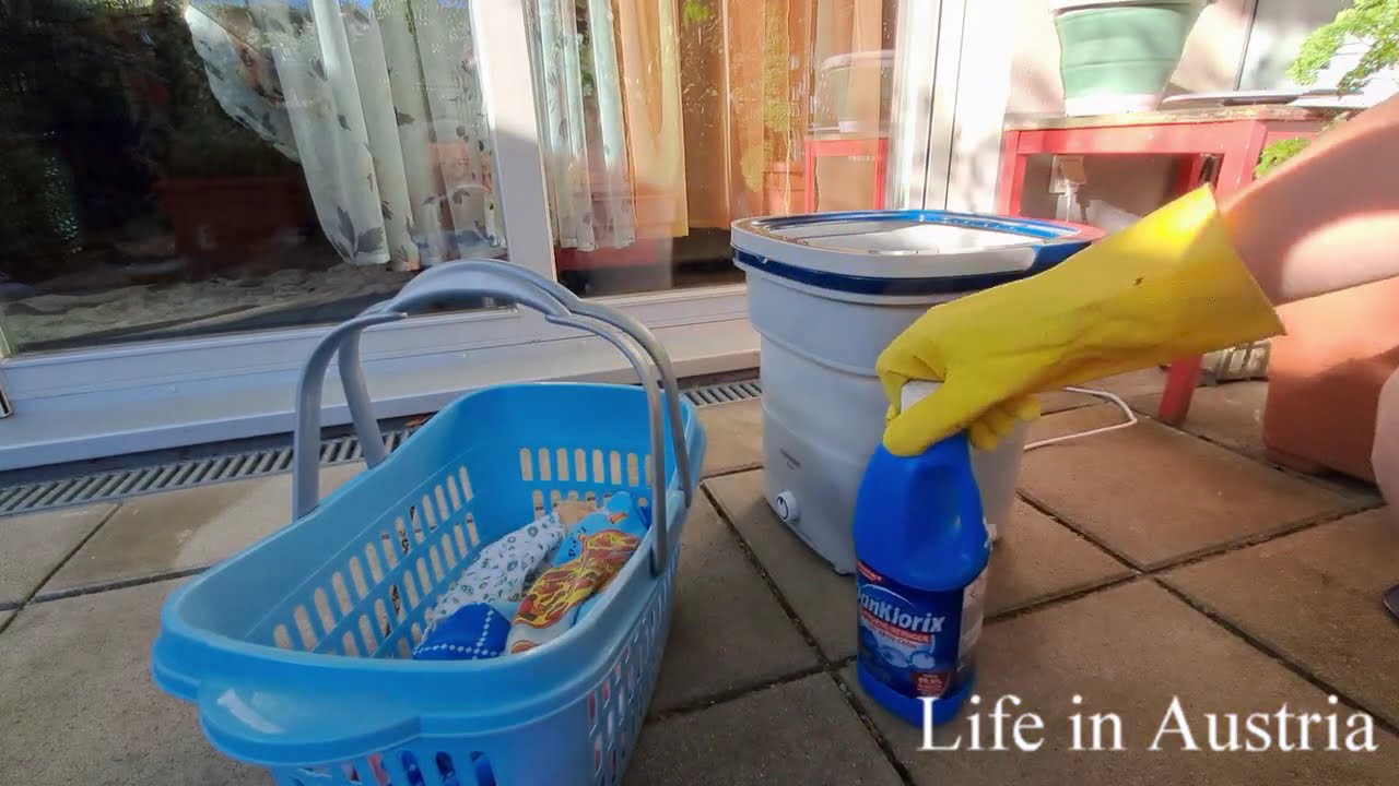 Steinborg Miniwaschmaschine (Mini Washing Machine) - KOSTENLOSES  heißes Waser fürs Wäschewaschen