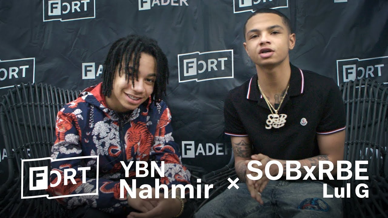 When YBN Nahmir Met Lul G (SOB X RBE) - FADER FORT 2018