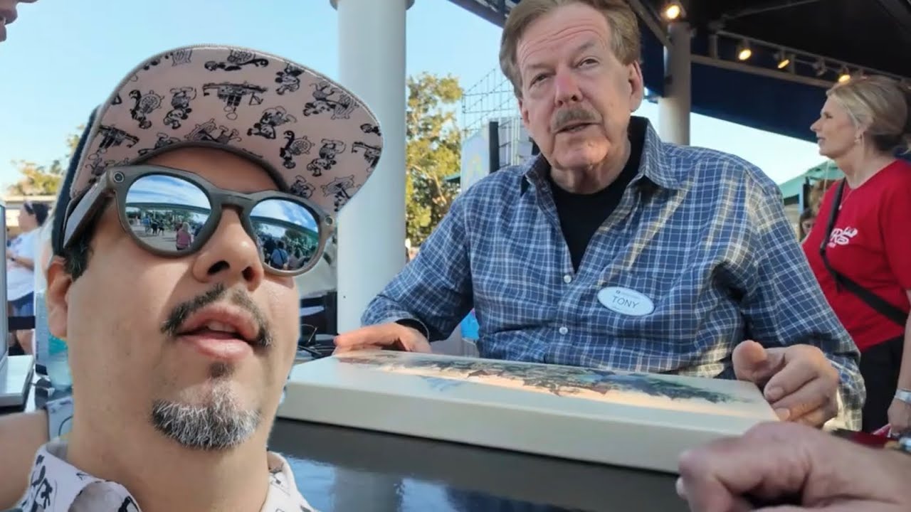 Getting Art Signed By Disney Legend Tony Baxter and Visiting the Vineland Outlet Character Warehouse
