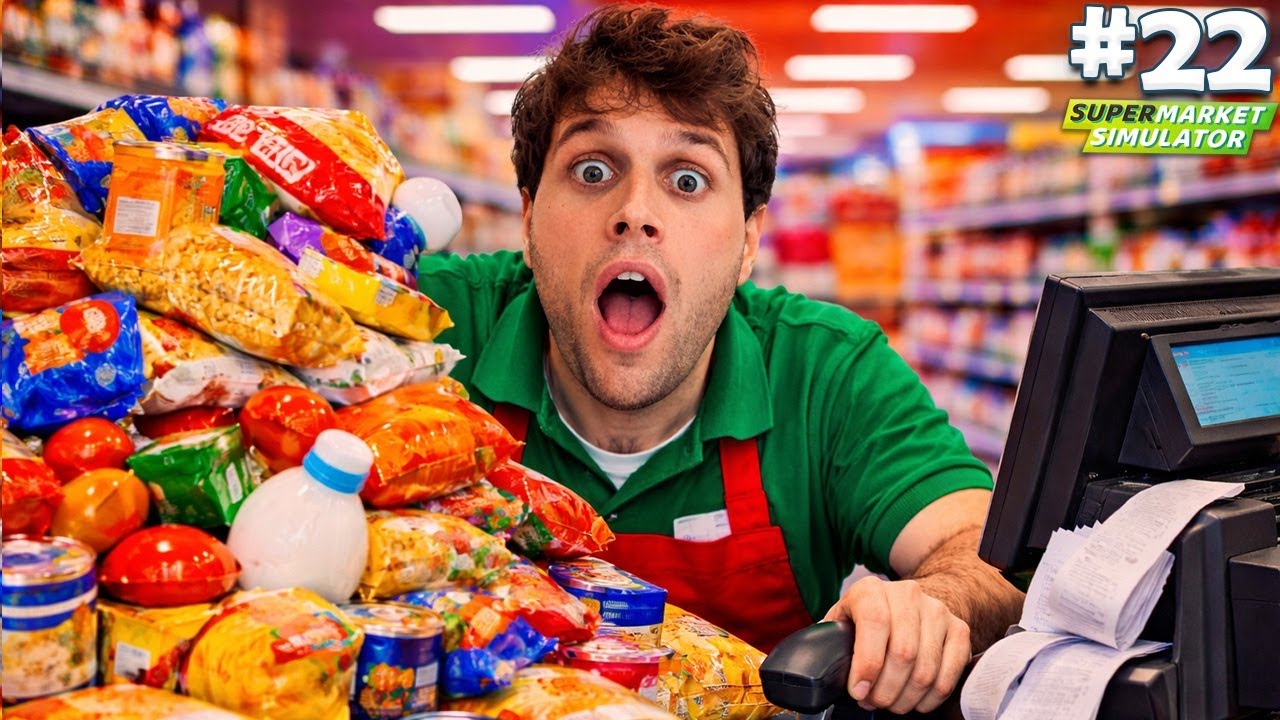 UN GRAN EPISODIO EN EL SUPERMERCADO | Supermarket Simulator #22