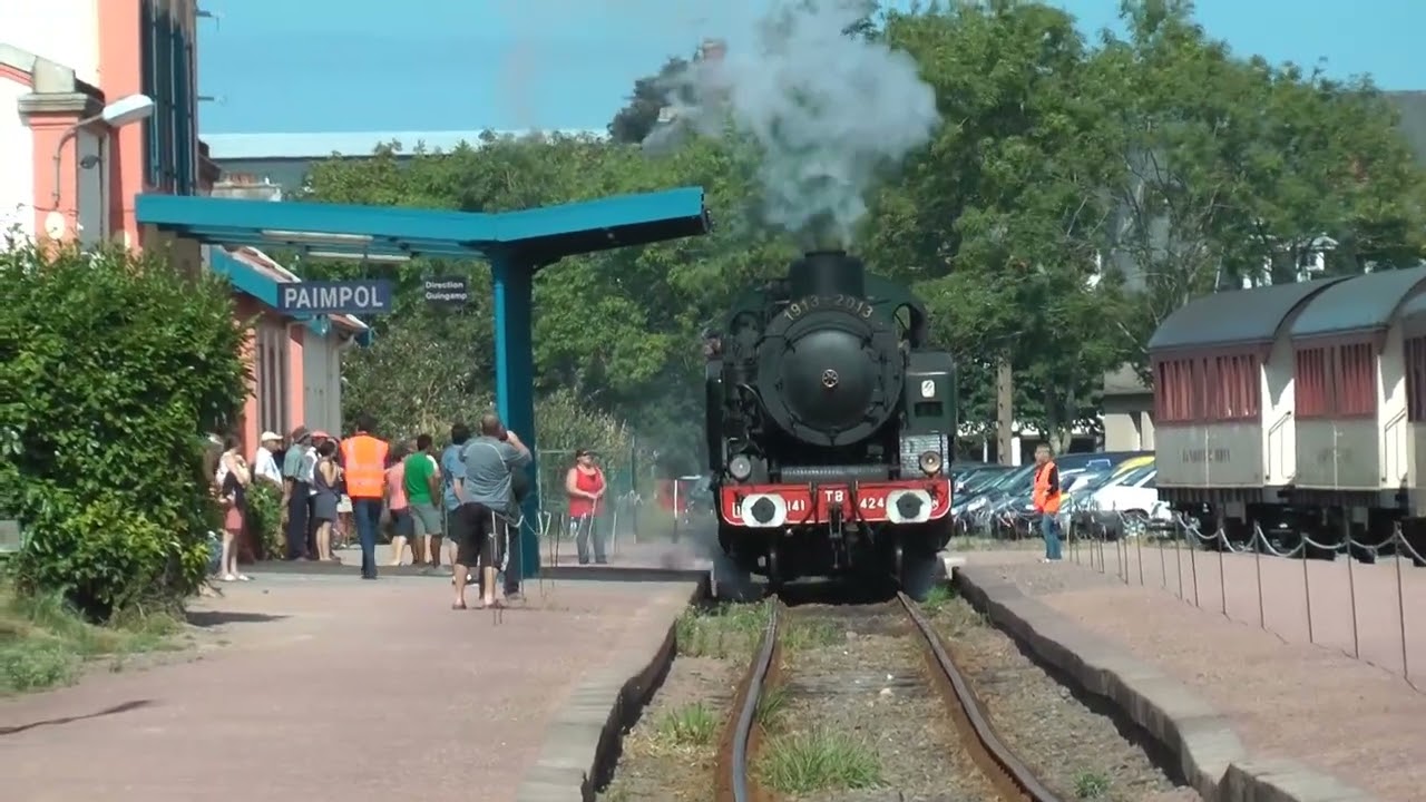 141tTB424 sur la vapeur du Trieux