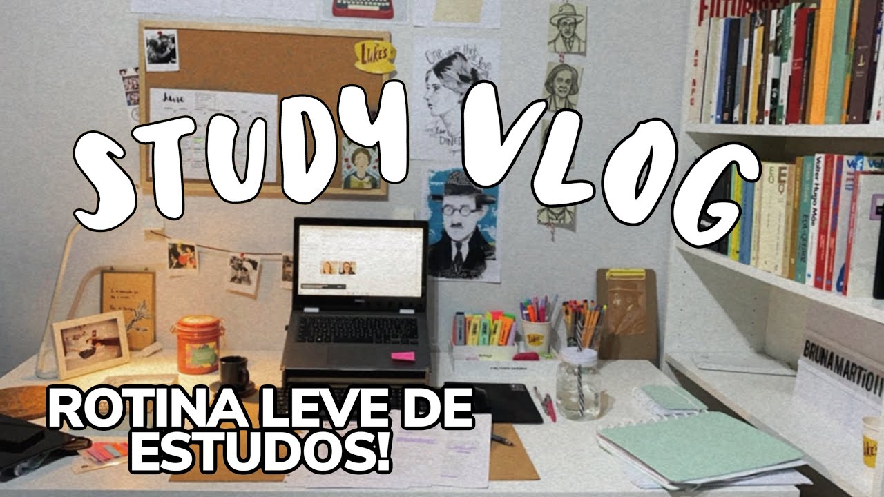 STUDY VLOG: retomando os estudos e respeitando minha saúde  | Bruna Martiolli