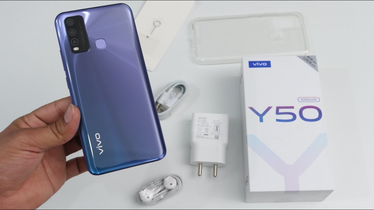 Vivo Y50 Unboxing & Full Review In Hindi - 5000 MAH Big Battery & Cool Design @17990 Rs |Thetechtv