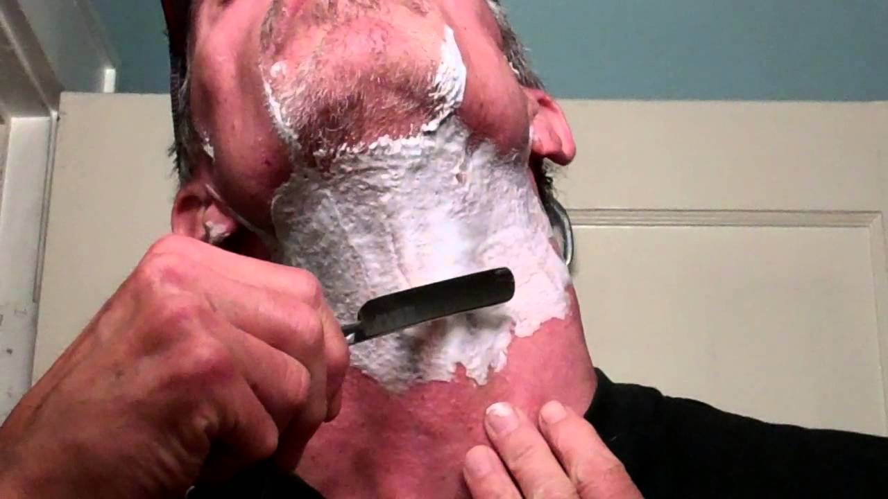 Dovo Fur Zarte Haut Straight Razor New Hone Test Shave 1st Lather