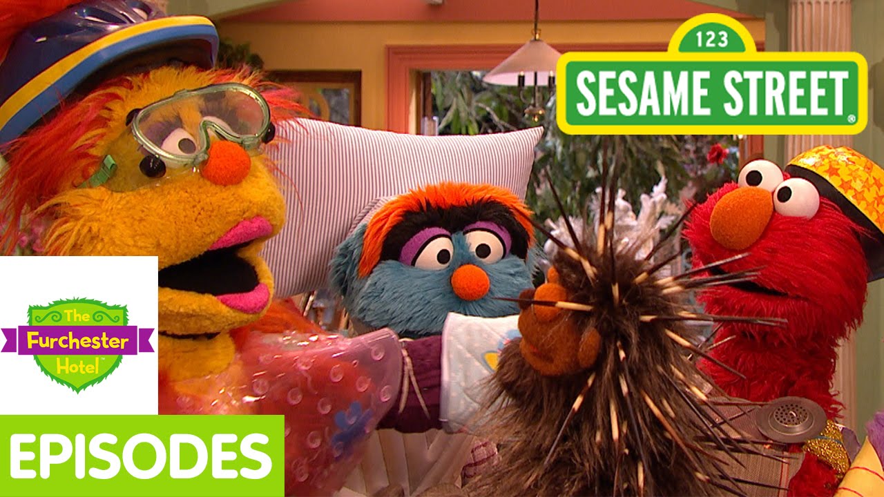 Furchester Hotel: Elmo Welcomes A Porcupine to the Furchester! (Full Episode)
