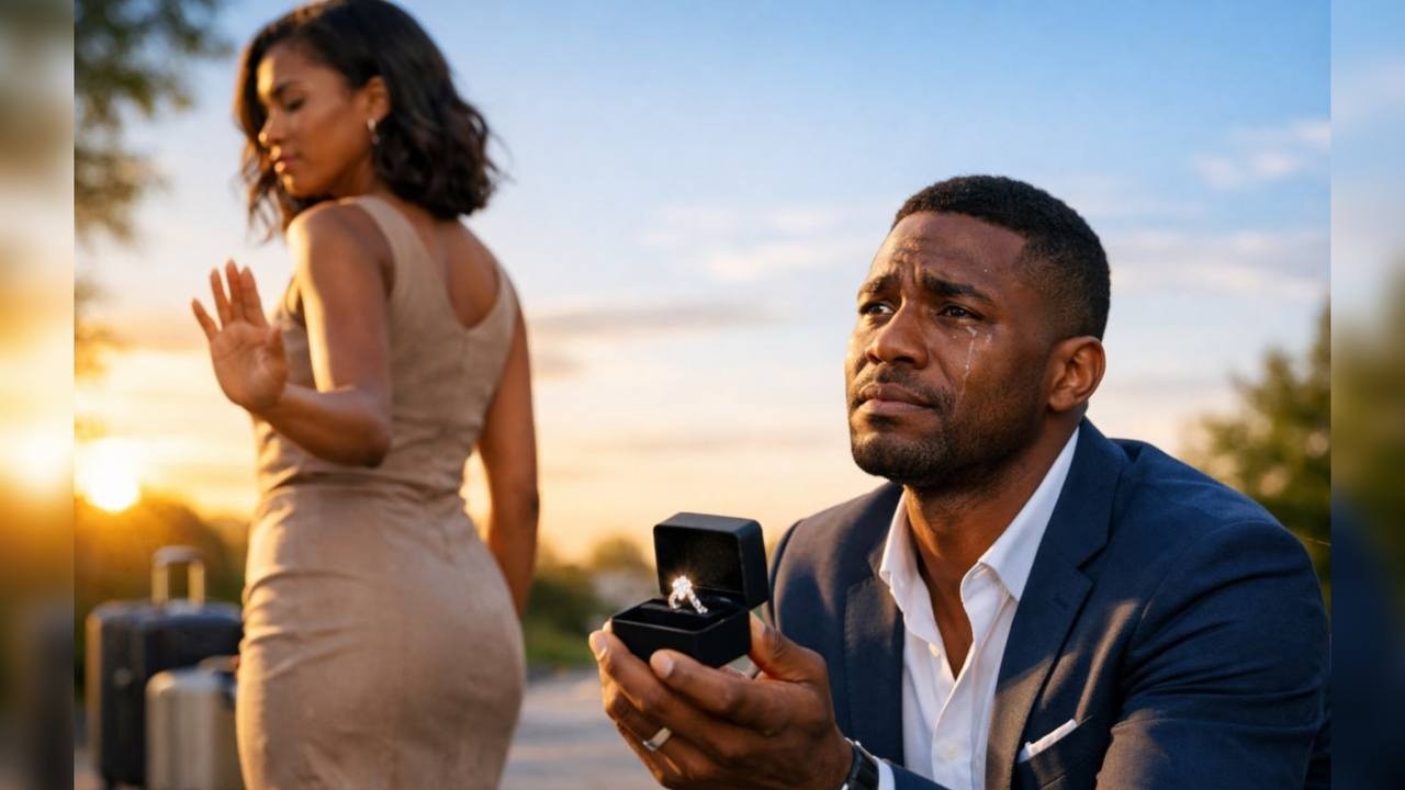 I proposed thrice  She said, “Not now ” After the third rejection, I finally said, “Then we’re done
