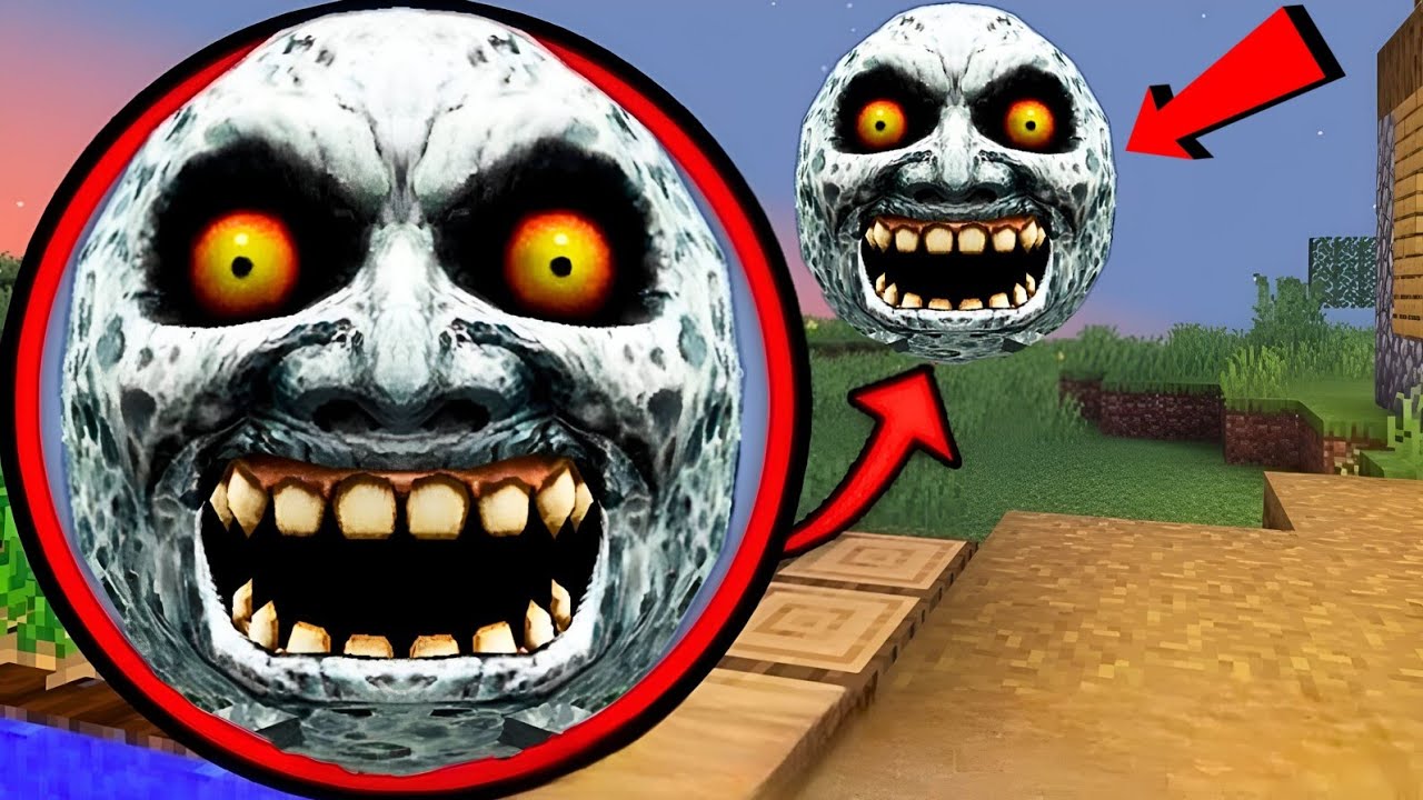 i Found Scary LUNAR MOON 😱 in Minecraft | Minecraft Horror | Lunar Moon |