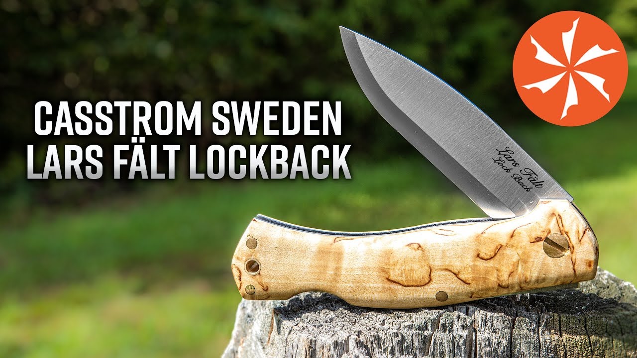 Casstrom Sweden Lars F&auml;lt Bushcraft Folding Knife available at KnifeCenter
