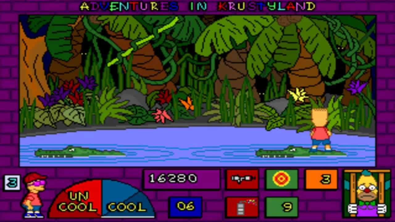 Bart's House of Weirdness Completed No Miss Hard DOS