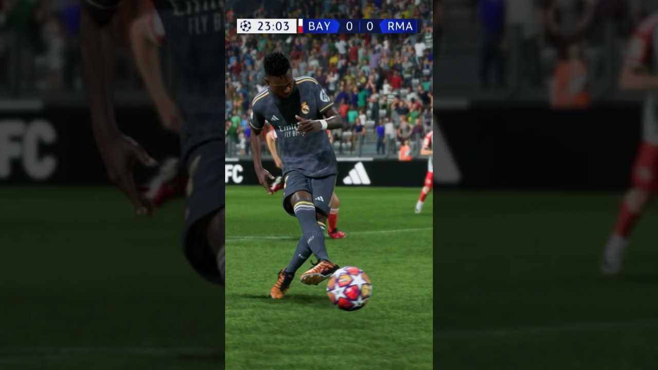 Bayern vs Real Madrid UCL goals scored in FC24 🔥 #eafc #eafc24 #fc24 #fut #football #shorts