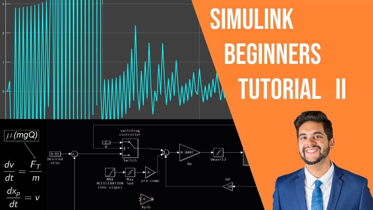 Simulink Beginners Tutorial 2 - Speed and Traction Control Design for a Car