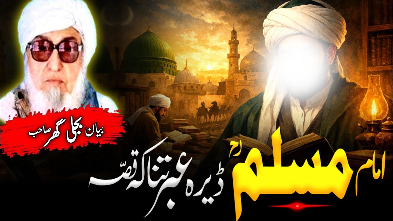 Pashto bayan| Molana Bijligar sahib Bayan |امام مسلم رحمۃ اللہ ڈیرہ عبرتناکہ قصہ| Eman pashto bayan