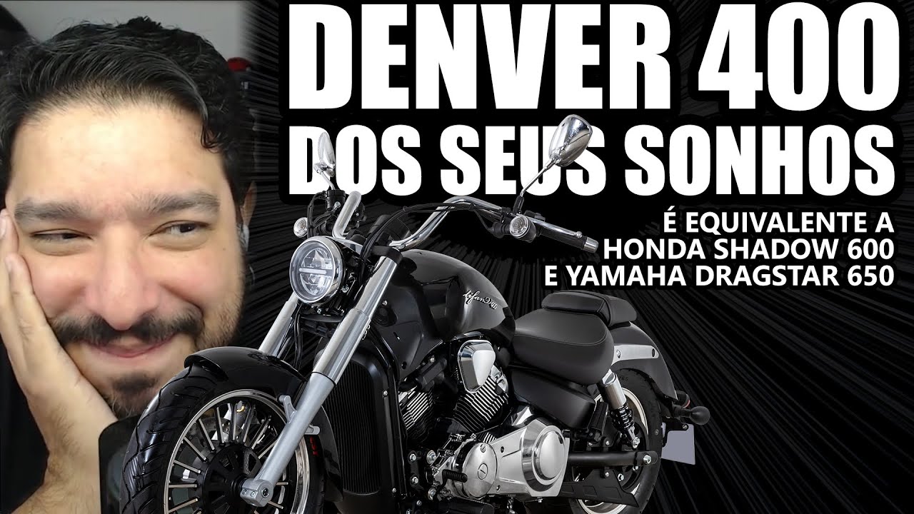 SBM Denver 400 é equivalente a Honda Shadow 600 e Yamaha Dragstar 650