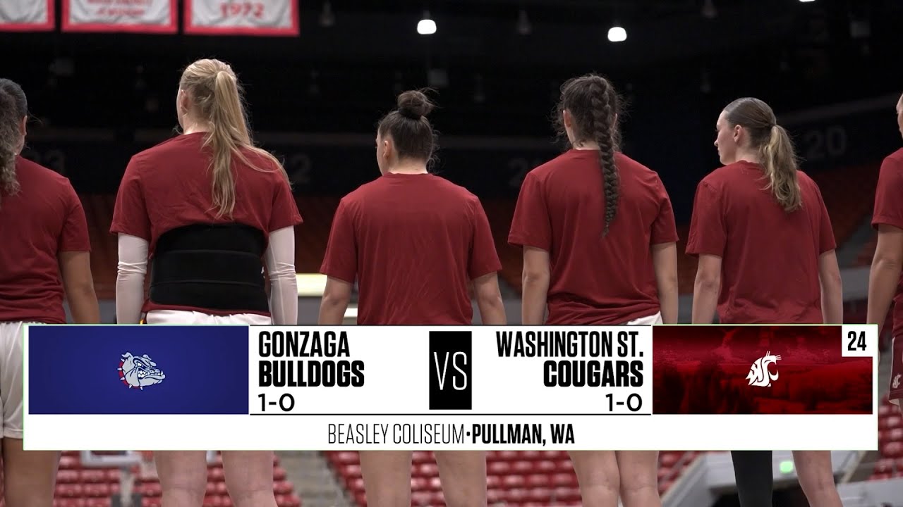 WSU WBB: Gonzaga at #24 Washington State | Full Game | 11/9/23