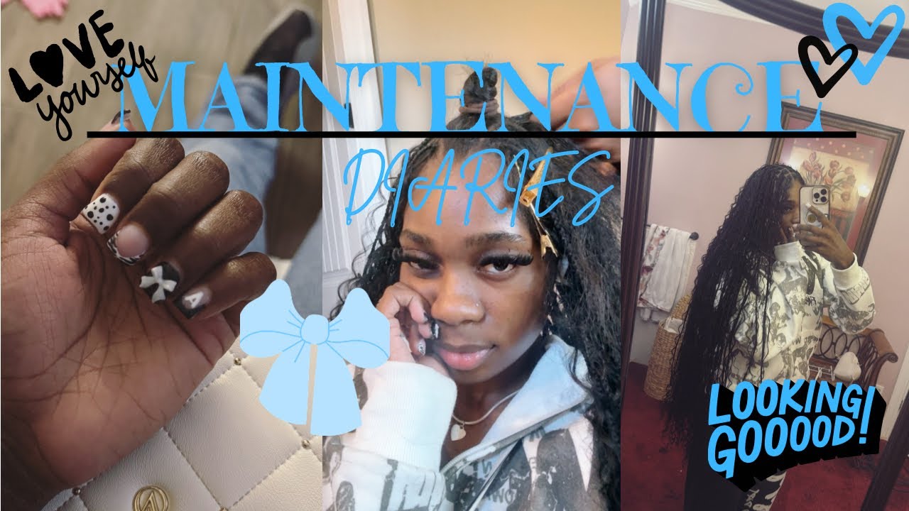 MAINTENANCE DIARIES 001🫧🩵 | hair | nails | lashes |