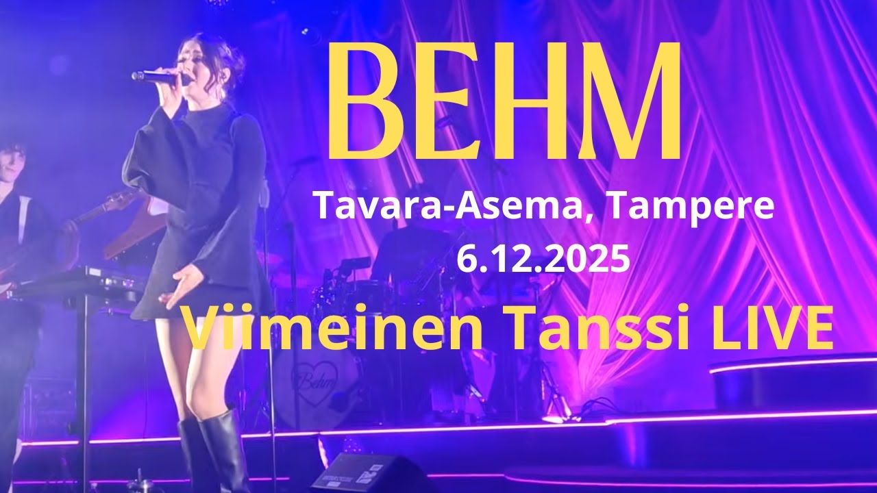 Behm - Viimeinen Tanssi (Live @Tavara-Asema, Tampere 6.12.2025)