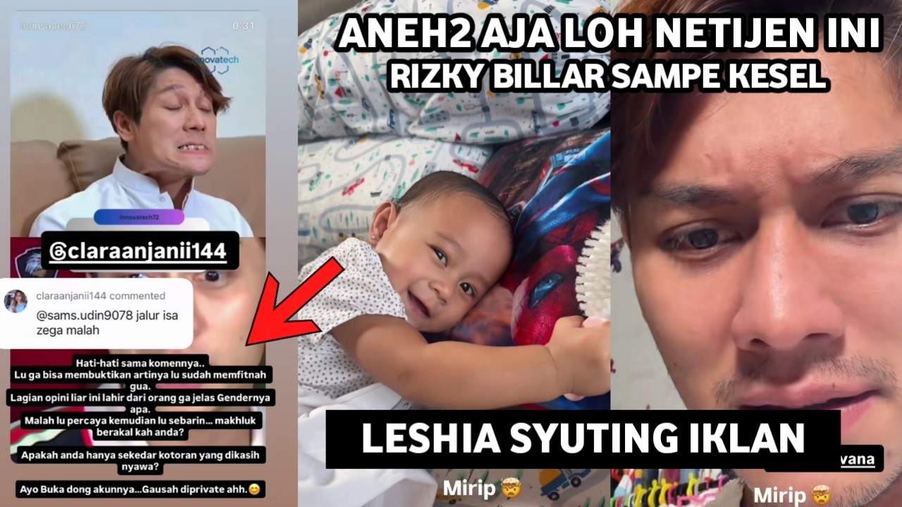 RIZKY BILLAR SAMPE KESEL ! ANEH2 AJA NETIJEN INI | LESHIA SYUTING IKLAN GEMESIN !!!