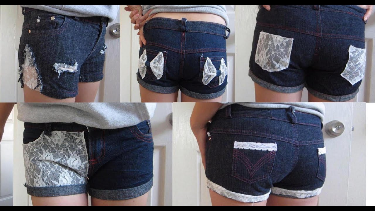 ✂ DIY: Customizable Lace Shorts