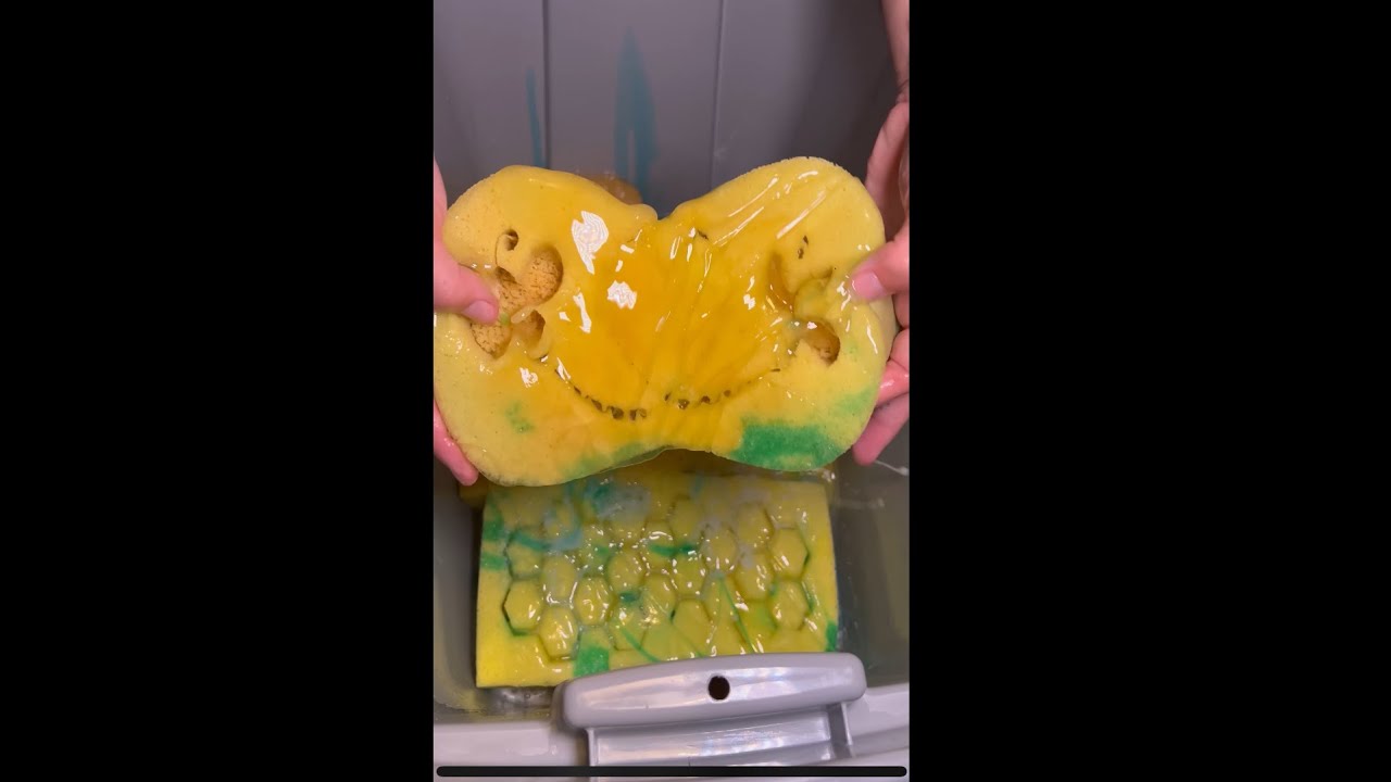 Part 1 of some delicious and juicy germ X squeezes | Satisfying sponge ASMR