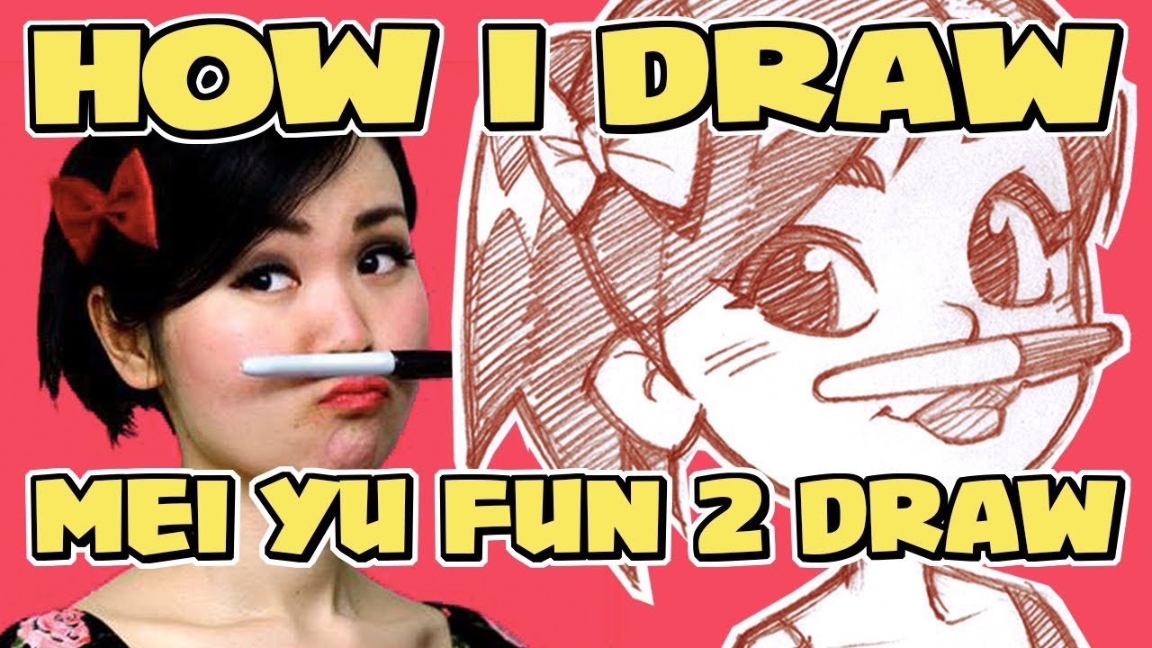 Mei Yu | Fun 2 Draw | Chibi Portrait | How I Draw