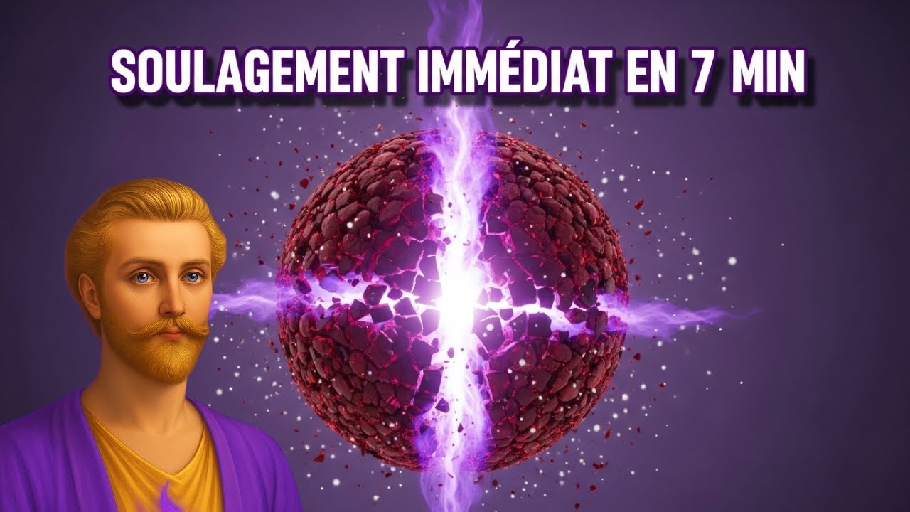 Pour un soulagement immédiat : Invoquez la Flamme Violette en 7 minutes chrono.