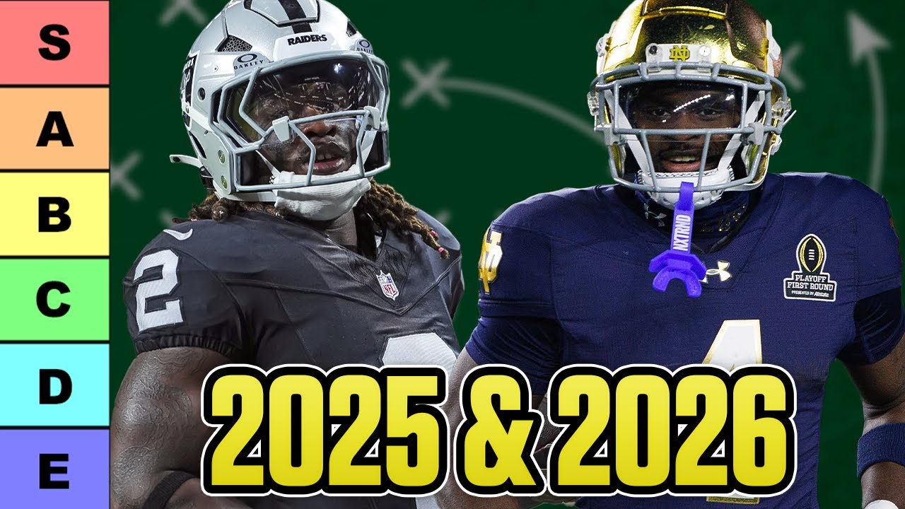 COMBINED Dynasty Rookie Rankings - 2025 & 2026 (Film Analysis)