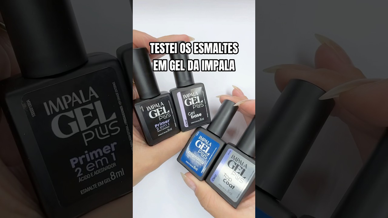 Testei o esmalte Impala Gel Plus 😍 #esmalteemgel #esmalta&ccedil;&atilde;oemgel #unhaslindas #manicure