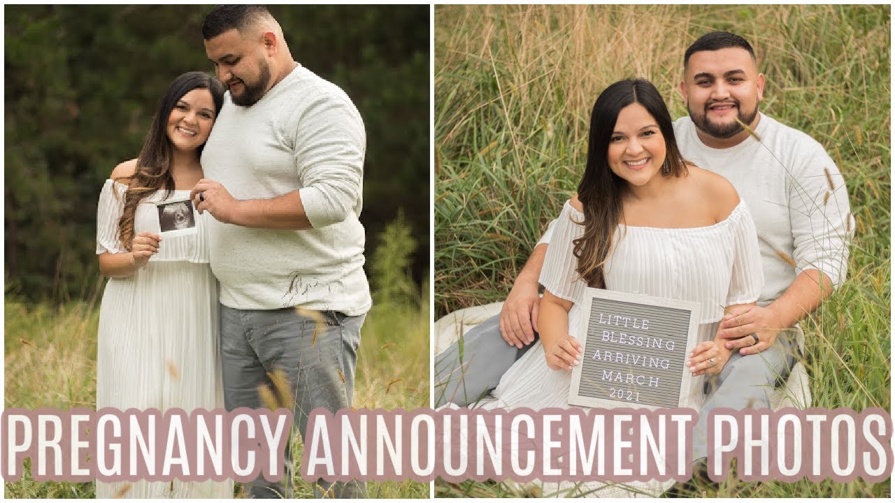 PREGNANCY ANNOUNCEMENT PHOTOSHOOT