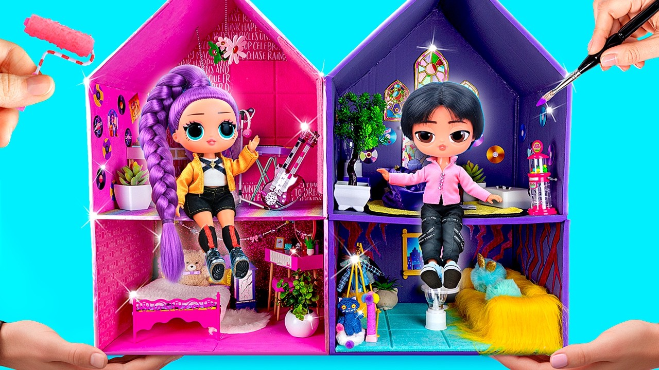 We Build Amazing Doll House for K-pop Demon Hunters! The Best DIYs from LALILU