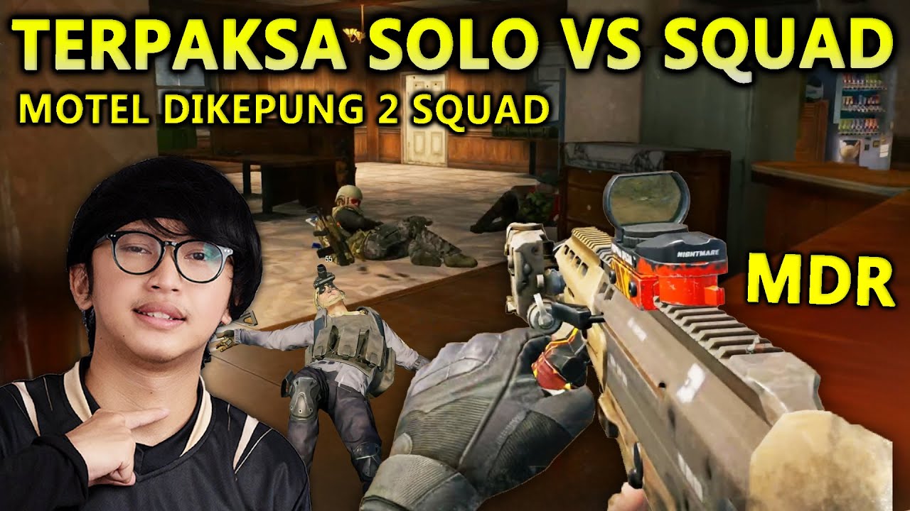 TERPAKSA SOLO VS SQUAD KARENA TIJE KECULIK! CUMA PAKE MDR DIKEPUNG 2 SQUAD DI MOTEL - Arena Breakout