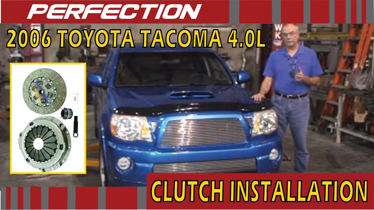 Установка сцепления Toyota Tacoma 4.0L X-Runner 2006 года