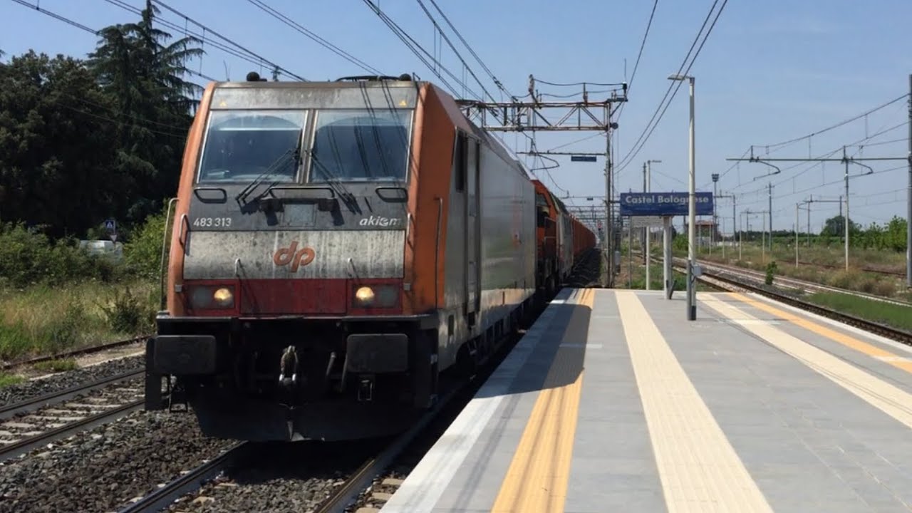 UNA SUPER E MERAVIGLIOSA GIORNATA A CASTELBOLOGNESE:TRIPLA DINAZZANO PO,E191.001 INRAIL E ALTRO!