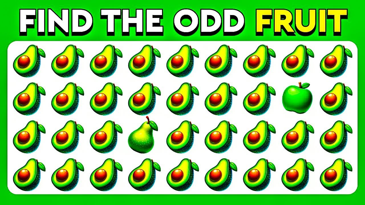 Find the Odd One Out Emoji 🧠 | Emoji Quiz Challenge | Only 1% Can Get All Right