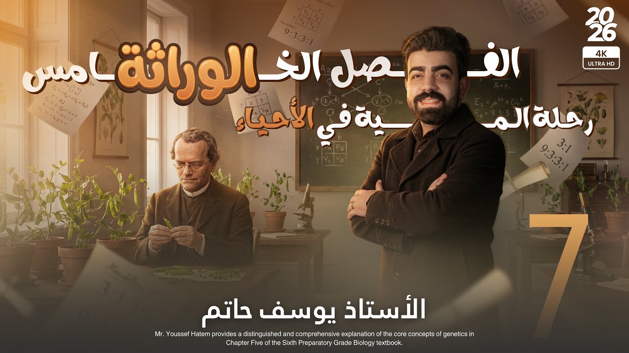 الوراثة ( الفصل الخامس ) المحاضرة 6 ( دور الحضارات ) مع اسئلة وزارية عن المقدمة #يوسف_حاتم