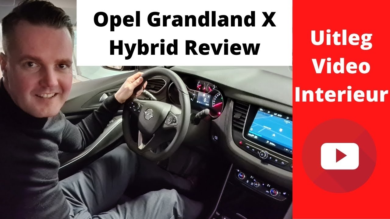 Opel Grandland X Hybrid review -  Uitleg video interieur