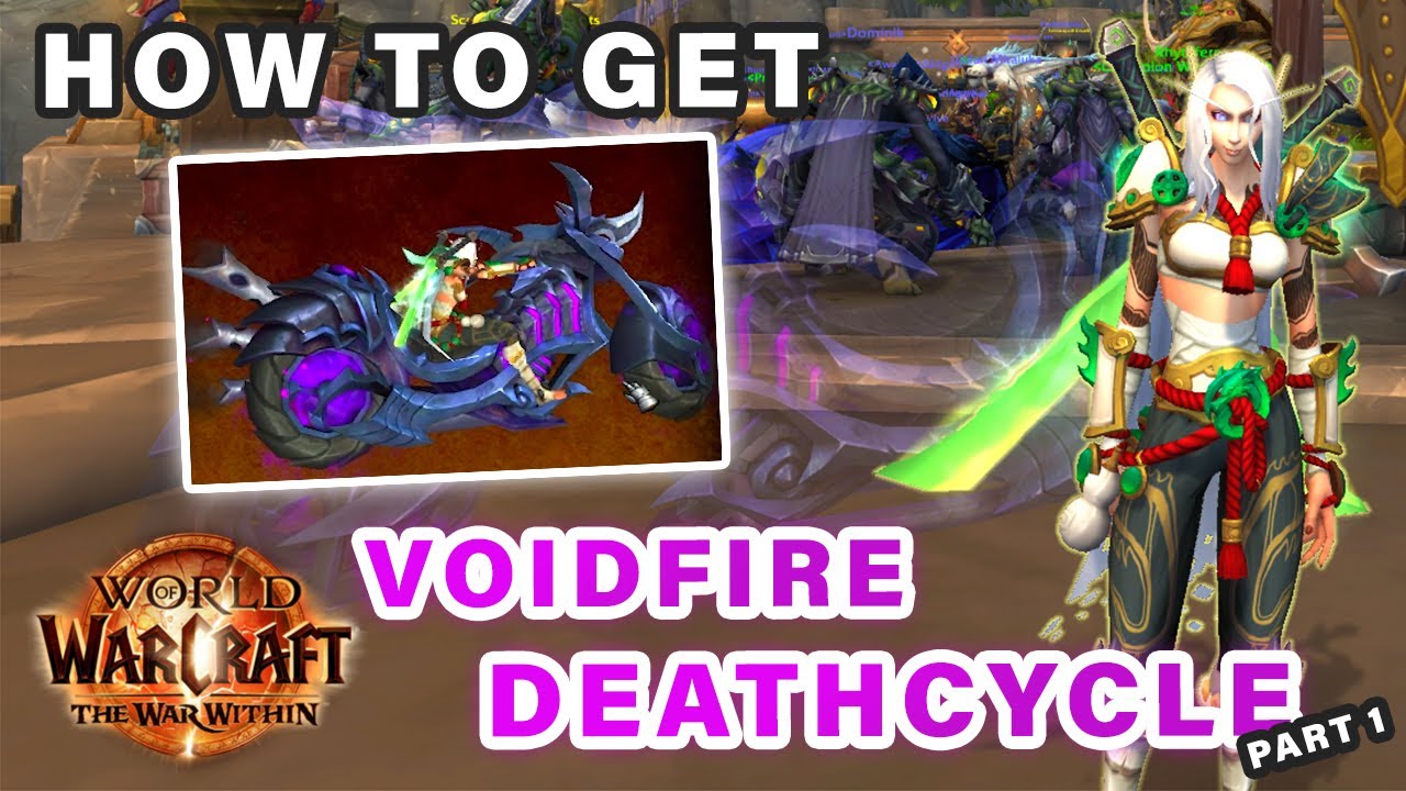 How to get the Voidfire Deathcycle Mount (Purple Felcycle) | Part 1 Stormwind ► WOW: The War Within