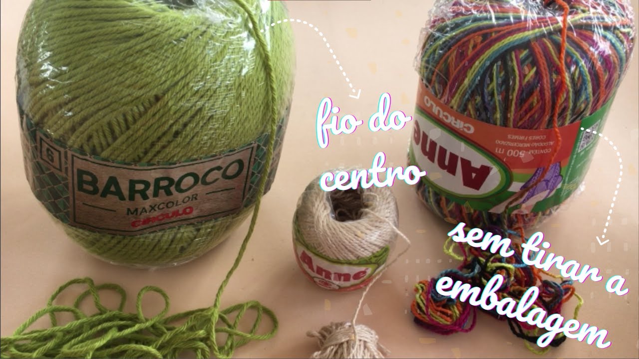 #13 Dicas de crochê: Não tire o novelo da embalagem!