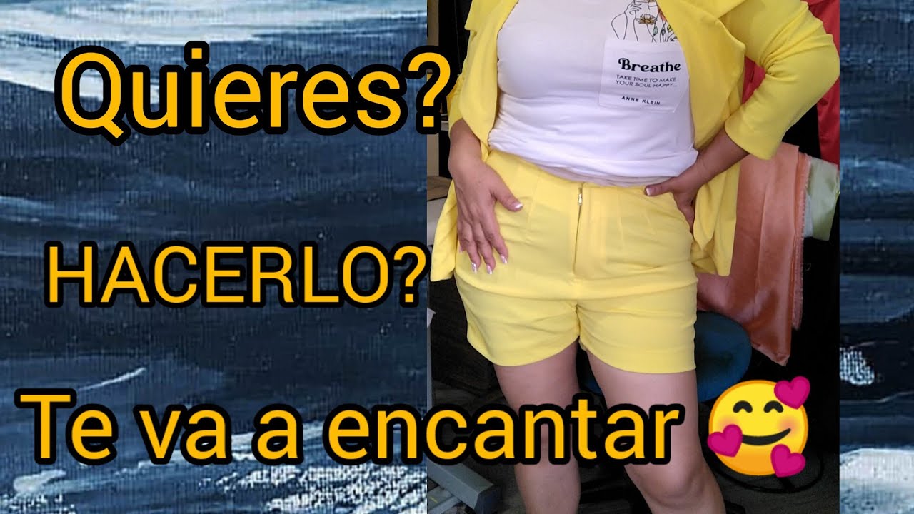 ‼️🎁 SHORTS CINTURA ALTA ‼️ PASO A PASO 🔥🔥@Meli moda y más