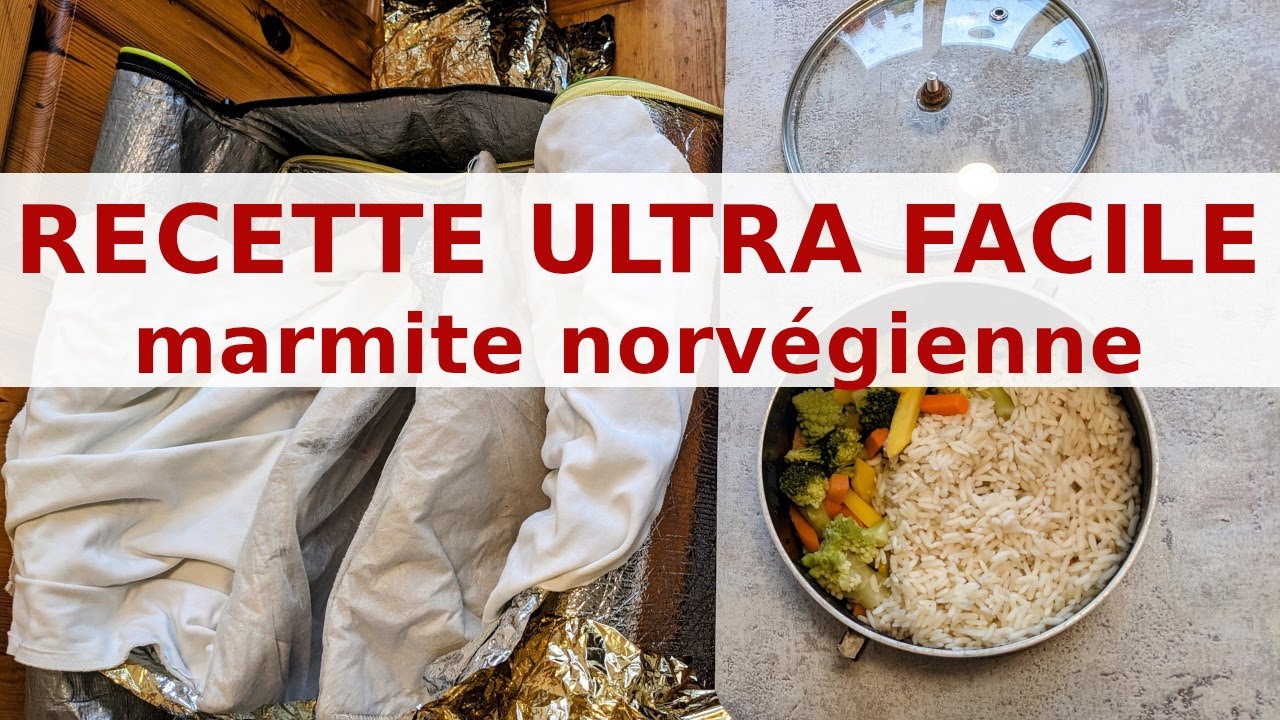 ULTRA FACILE, de cuisiner avec la marmite norvégienne! Une recette, 1 minute préparation