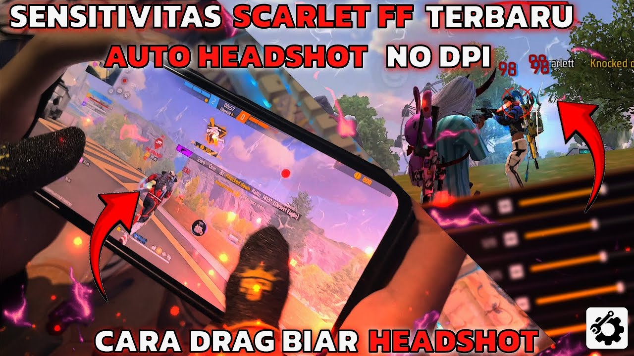 SENSITIVITAS SCARLET FF TERBARU 2025 | AUTO HEADSHOT | NO DPI ‼️