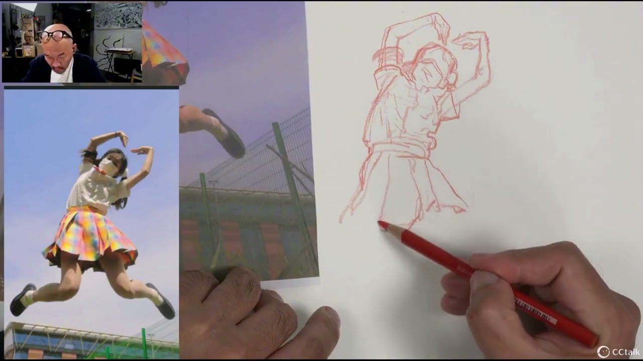 【Sketching demonstration⑥】Trial class--From the series【100 Lessons Kim Junggi】#kimjunggi #drawing