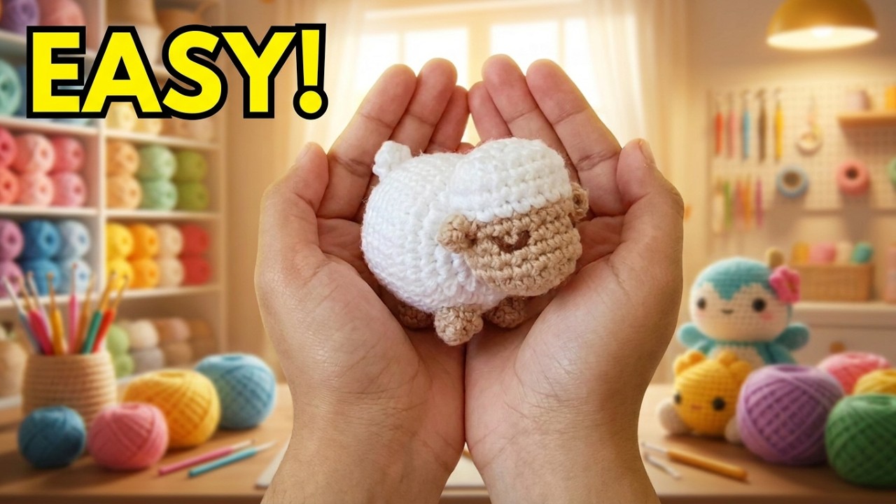 🐑BORREGUITO DE LA ABUNDANCIA AMIGURUMI 🐑LLAVERO | HOW TO CROCHET A SHEEP AMIGURUMI 🦊