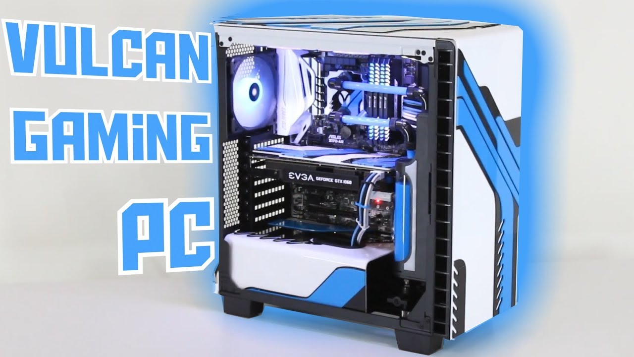 Modded Corsair Watercooled CSGO Vulcan Gaming PC Time Lapse Build