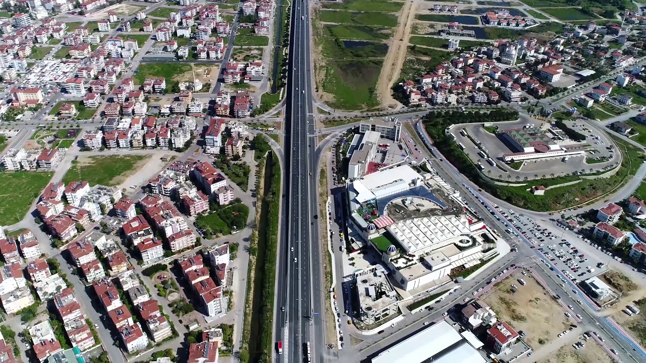Manavgat Sorgun ve Manavgat Doğu köprülü kavşakları Havadan Drone Çekimi
