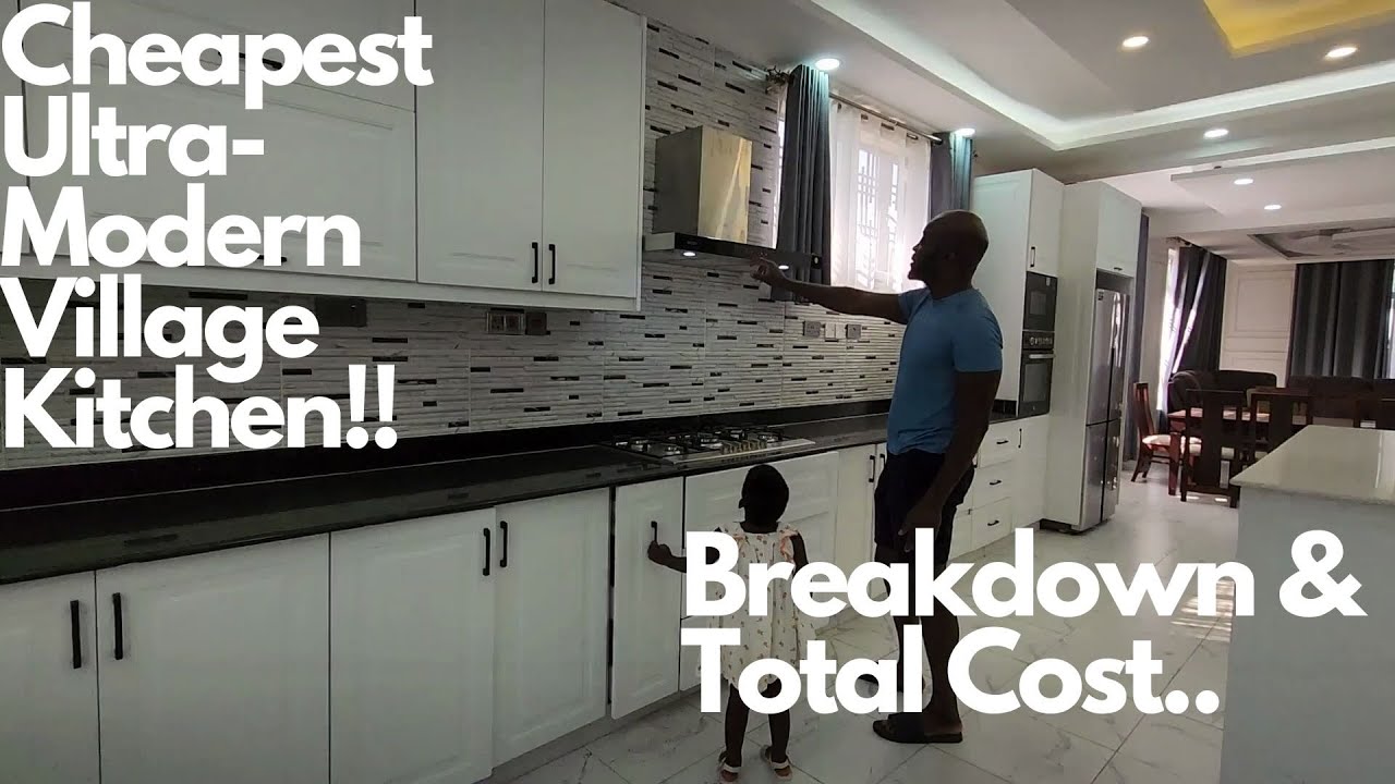 The cheapest ULTRA-MODERN VILLAGE KITCHEN: The BREAKDOWN & TOTAL COST!! 🇺🇸 to Kenya! 🇰🇪