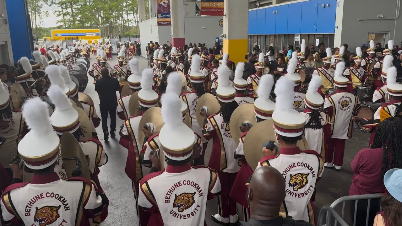 Bethune Cookman vs Alabama A&M Halftime Tunnel Entrance 2025