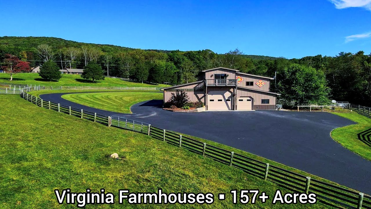 Virginia Farmhouses For Sale | 157+ Acres | Virginia Land For Sale | Low Taxes Farms | Forestry Land