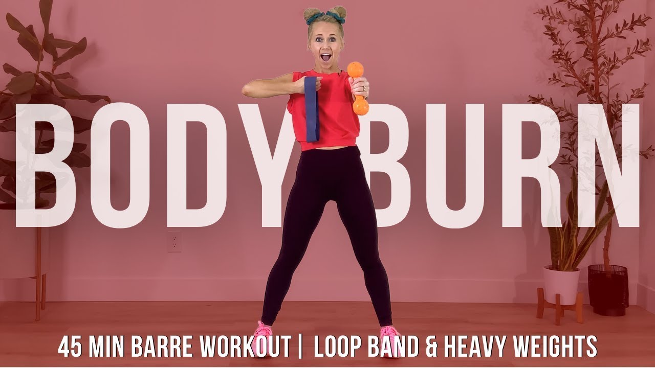 Barre Weights & Loop Band Workout | 45-MIN Sculpt Class